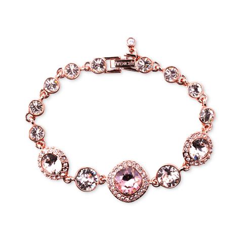 rose gold givenchy necklace|givenchy bracelet with swarovski stones.